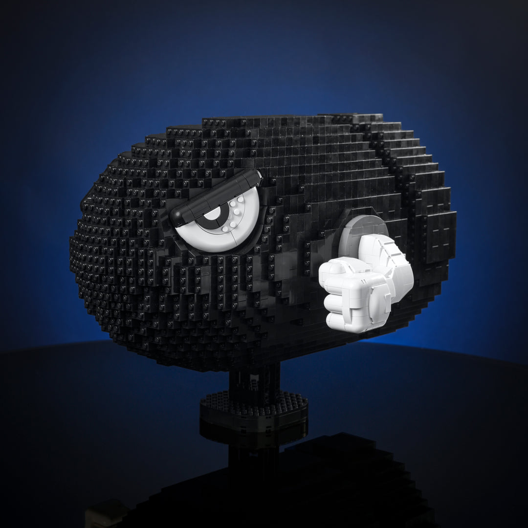 Angry Bill made of Lego bricks 3/4
