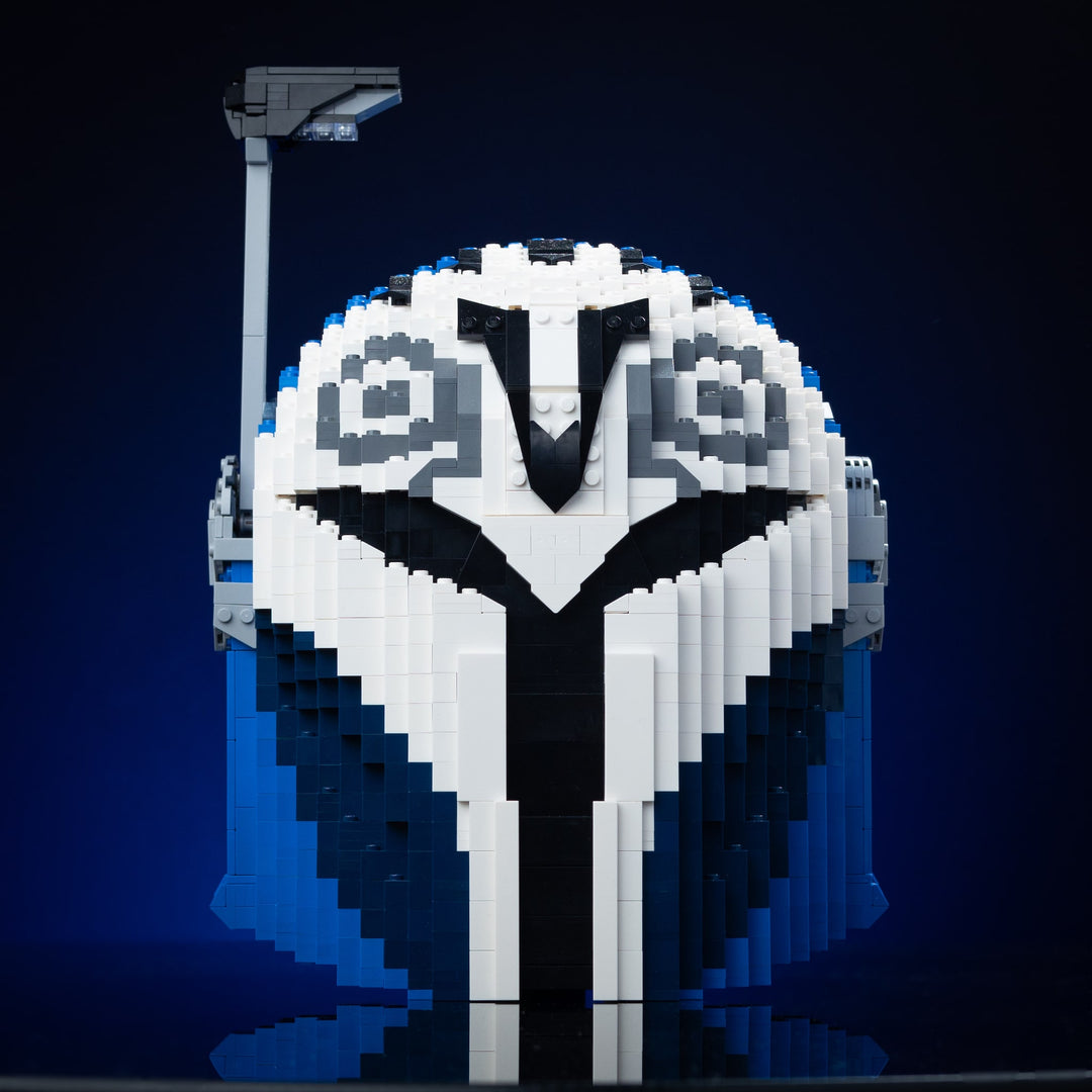 Bo Katan's Helmet built with LEGO® bricks - by Bricker Builds