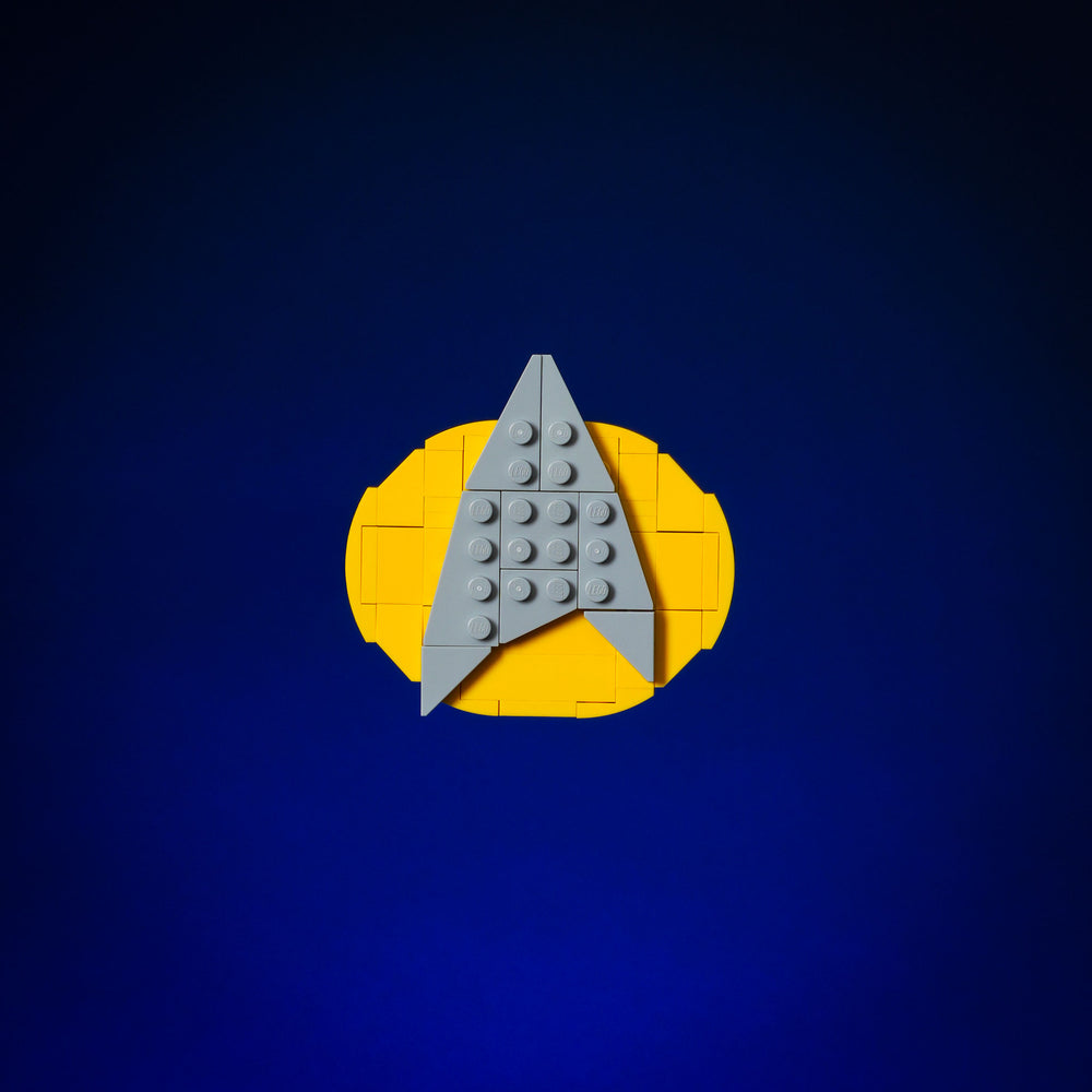 Federation Badge made of LEGO® Bricks by Bricker Builds