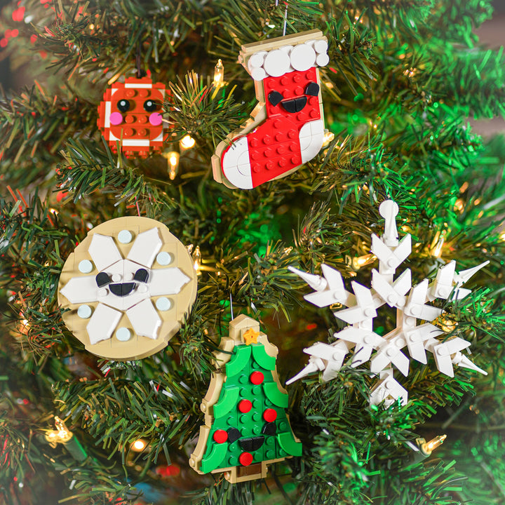Ornaments made of LEGO® Bricks by Bricker Builds