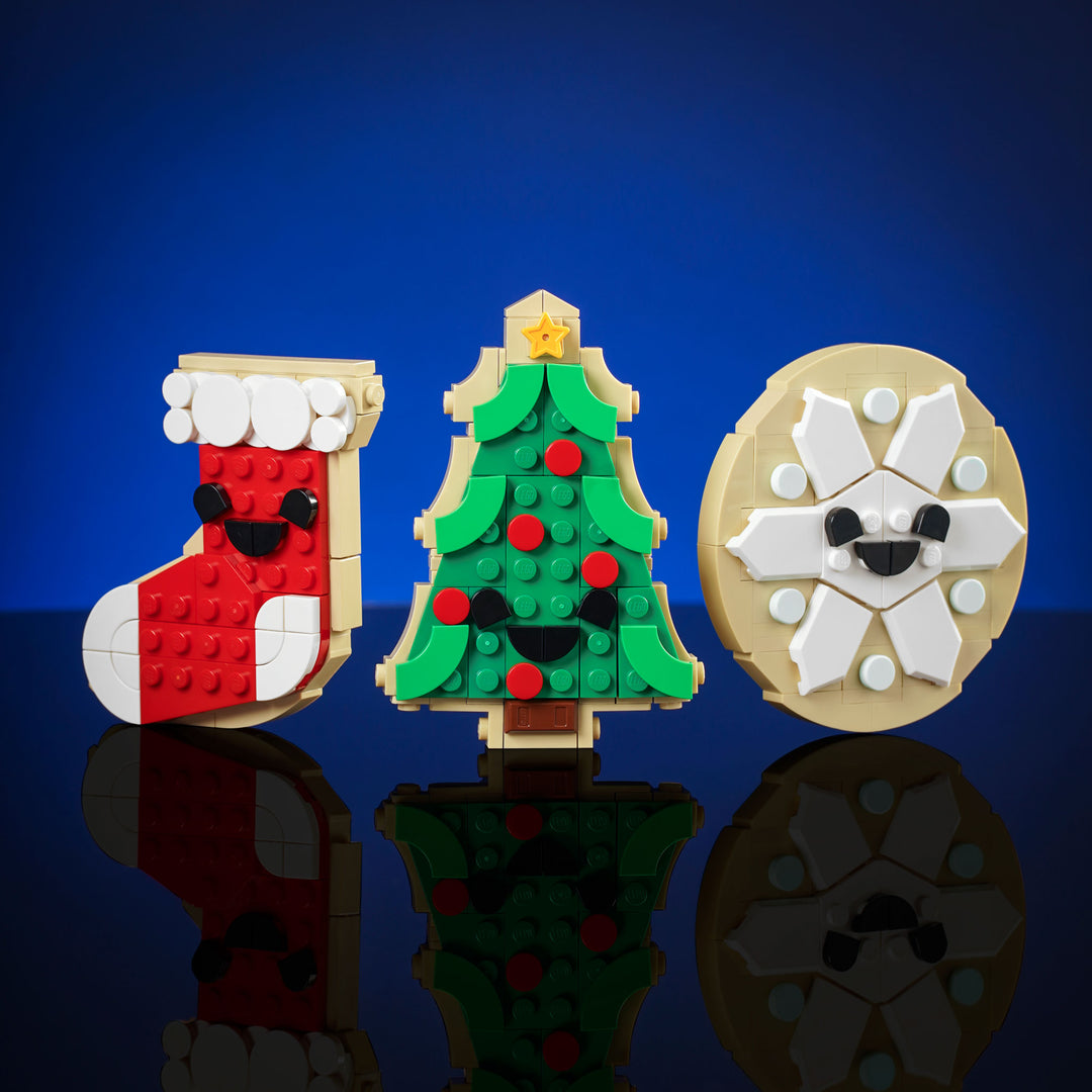 Sugar Cookie Ornaments made of LEGO® Bricks by Bricker Builds